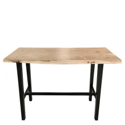 Hot Wohnen 125x112x51 Hochtisch aus Akazie Baumkante - Clause