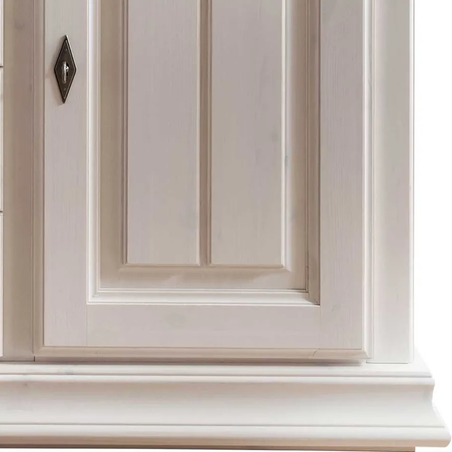 Outlet Wohnen 114x94x47 Hohe Kommode im Landhausstil - Beato