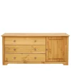 Sale Wohnen 152x68x38 Holzkommode mit 3 breiten Schubladen - Imressa