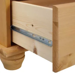 New Wohnen 82x78x30 Holzkommode mit fünf Schubladen - Lugsca