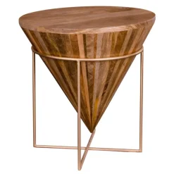 Best Wohnen 45x45x45 Holztisch im Kegel Konus Design - Scolari