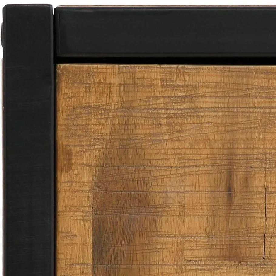 Wohnen 150x80x45 Industrial Kommode aus Holz & Metall - Nadeicra