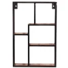 Clearance Wohnen 40x60x13 Industrial Wandregal mit 5 Fächern - Mendoza