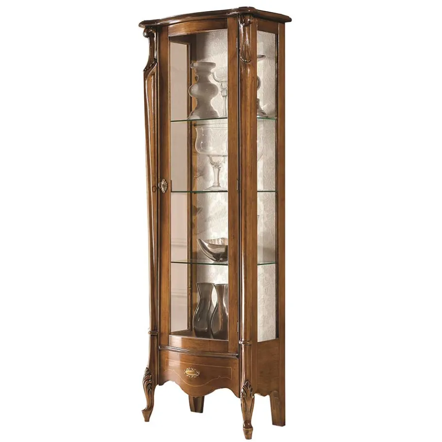 Online Wohnen 61x183x39 Klassische Vitrine im Italienischen Stil - Carlenna