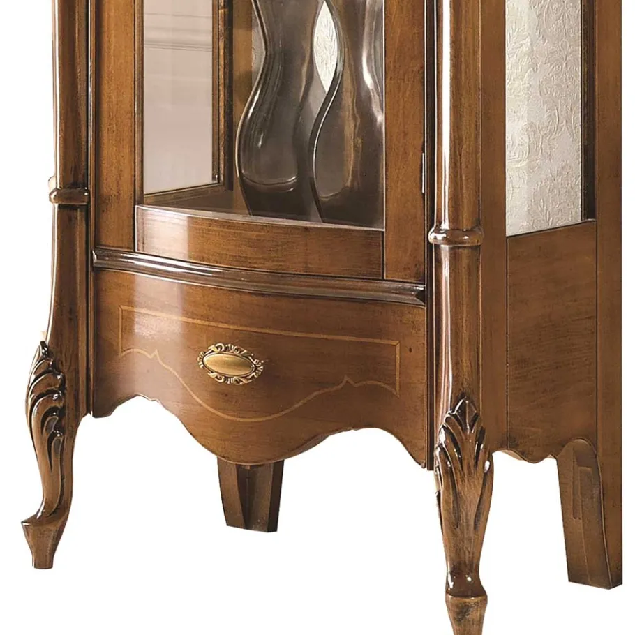 Online Wohnen 61x183x39 Klassische Vitrine im Italienischen Stil - Carlenna