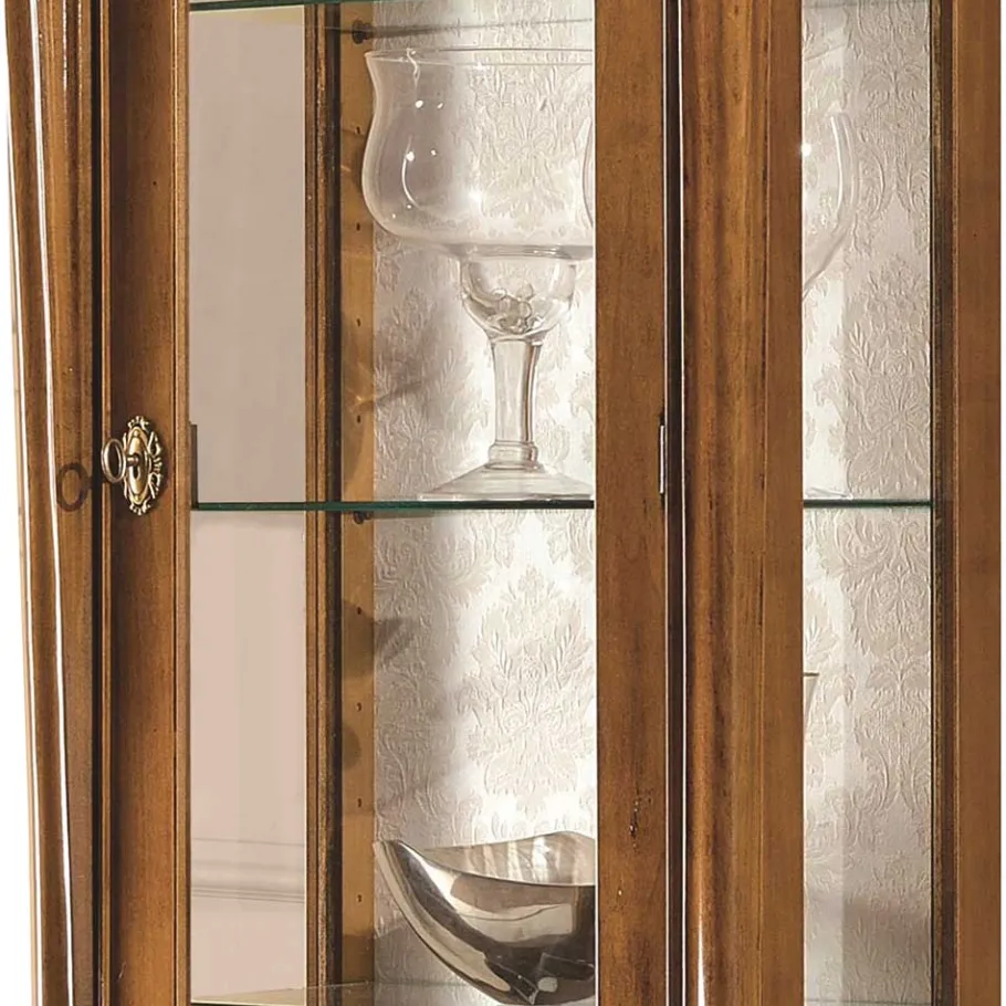 Online Wohnen 61x183x39 Klassische Vitrine im Italienischen Stil - Carlenna