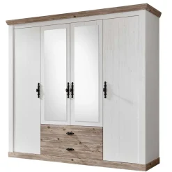 Discount Wohnen 215x201x60 Kleiderschrank Country Style - Nedita