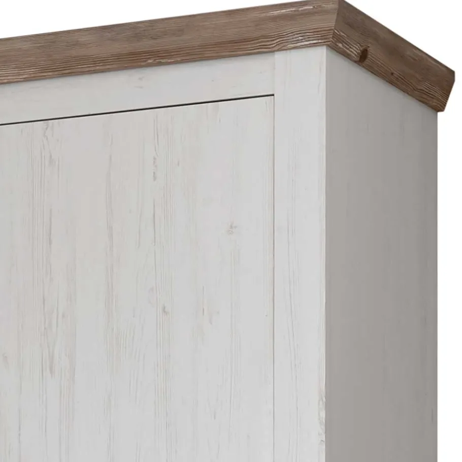 Discount Wohnen 215x201x60 Kleiderschrank Country Style - Nedita
