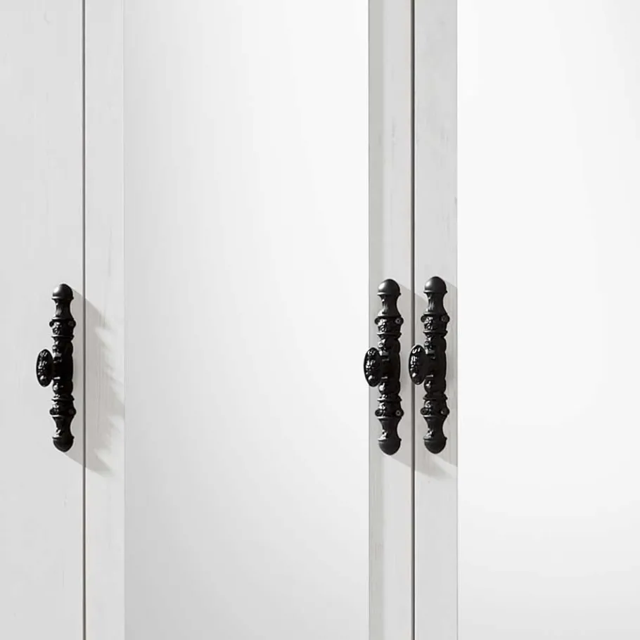 Discount Wohnen 215x201x60 Kleiderschrank Country Style - Nedita