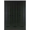 Discount Wohnen 140x195x53 Kleiderschrank 3-türig & 3 Schubladen - Vindrus