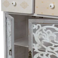 Sale Wohnen 68x89x35 Kombi-Kommode im Shabby Chic - Levino