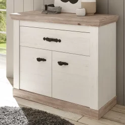 New Wohnen 107x89x45 Kombi-Kommode mit Doppeltür - Nedita