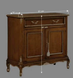 Hot Wohnen 91x81x35 Kommode im Italienischen Stil - Carlenna