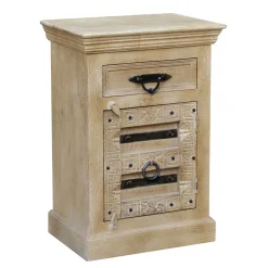 Discount Wohnen 50x72x35 Kommode im Shabby Chic Design - Abid