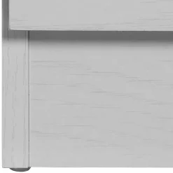 Discount Wohnen 120x80x35 Kommode in Weiß mit Sonoma Eiche - Nudion I