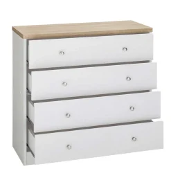 Best Wohnen 80x80x35 Kommode mit vier Schubladen - Nudion