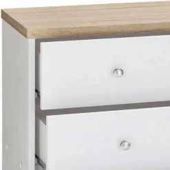 Best Wohnen 80x80x35 Kommode mit vier Schubladen - Nudion