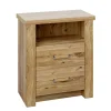 Hot Wohnen 60x71x44 Kommode mit zwei Schubladen & Fach - Zamron