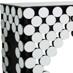 Wohnen 111x92x36 Konsolen Tisch aus Spiegelglas - Salva