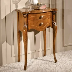 Best Wohnen 52x79x34 Konsolentisch Kommode in Nussbaum - Carlenna