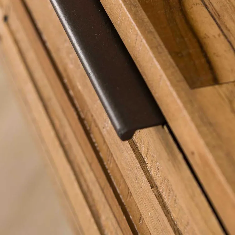 Hot Wohnen 120x73x30 Konsolentisch mit vier Schubladen - Fire