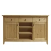 Best Wohnen 144x91x40 Landhaus Anrichte aus Kiefer Massivholz - Krems