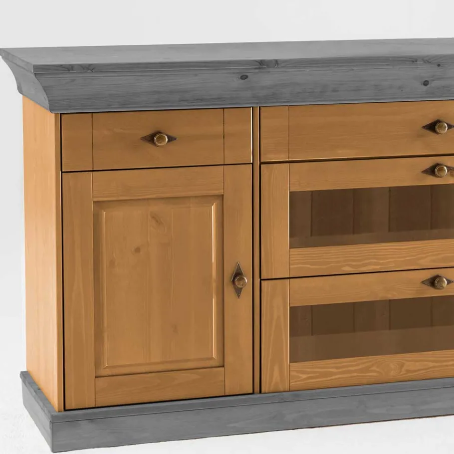New Wohnen 186x85x45 Landhaus Anrichte modern - Eshelas