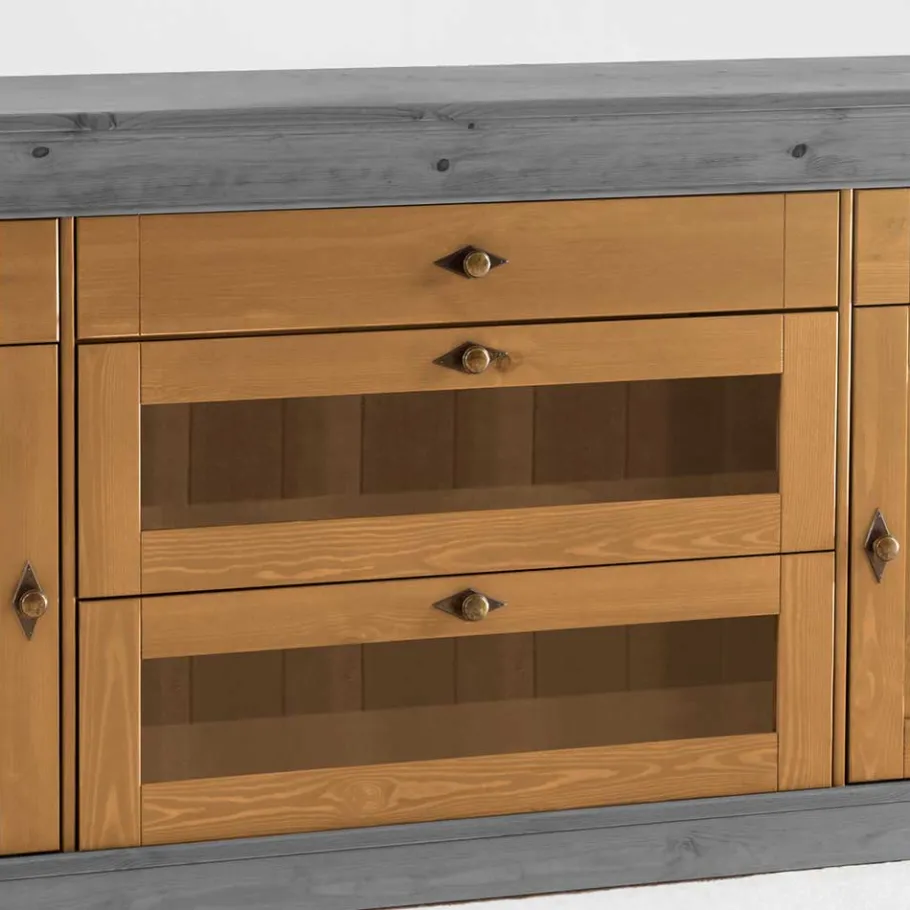 New Wohnen 186x85x45 Landhaus Anrichte modern - Eshelas