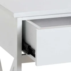 New Wohnen 46x60x35 Landhaus Beistelltisch mit Schublade - Liv