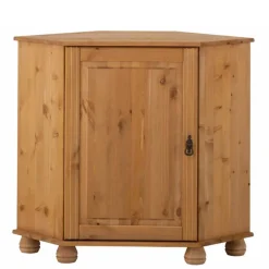 Discount Wohnen 50x78x33 Landhaus Eckschrank aus Kiefer - Lugsca
