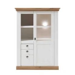 Best Wohnen 102x139x44 Landhaus Highboard zweifarbig - Diatara I