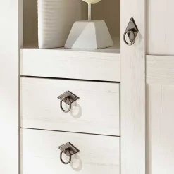 Best Wohnen 102x139x44 Landhaus Highboard zweifarbig - Diatara I
