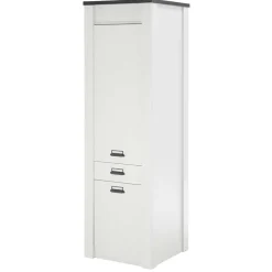 Best Wohnen 62x201x64 Landhaus Küchenschrank in Weiß - Eture