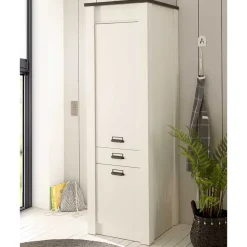 Best Wohnen 62x201x64 Landhaus Küchenschrank in Weiß - Eture