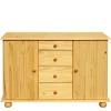 Clearance Wohnen 119x81x38 Landhaus Kombi Kommode mit Kugelfüßen - Kascanu