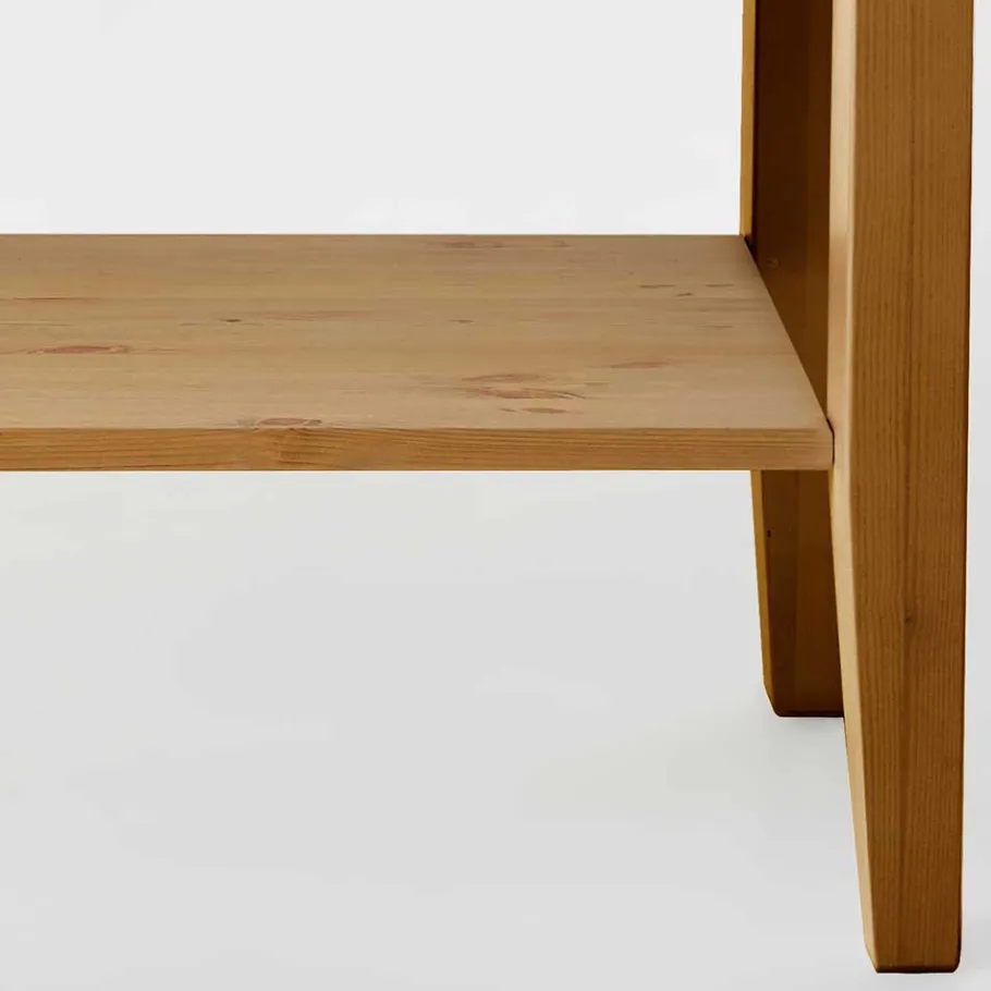 Outlet Wohnen 102x79x35 Landhaus Kommode Tisch mit vier Schubladen - Eshelas