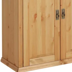 Best Wohnen 90x175x37 Landhaus Schrank mit Spiegel in Oval - Inhusa