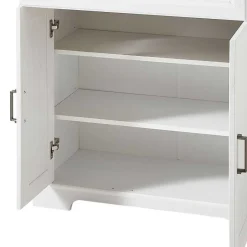 Best Wohnen 93x102x41 Landhaus Schuhschrank mit Schublade - Nurelcas