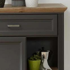 Discount Wohnen 171x102x48 Landhaus Sideboard in Grau - Thumbs