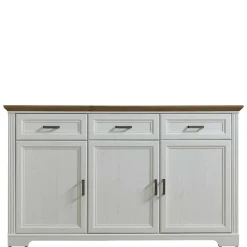 Online Wohnen 166x102x48 Landhaus Sideboard mit Türen - Sinolita