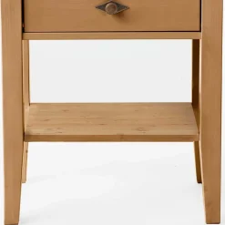 Sale Wohnen 58x79x35 Landhaus Tisch Kommode mit zwei Schubladen - Eshelas