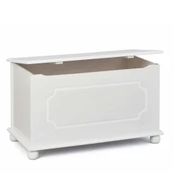 Outlet Wohnen 89x53x47 Landhaus Truhe in Weiß - Vaslui