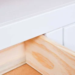 Online Wohnen 118x45x39 Landhaus TV Board in Weiß - Rosanna