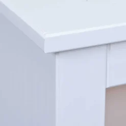 Online Wohnen 118x45x39 Landhaus TV Board in Weiß - Rosanna