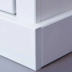 Online Wohnen 118x45x39 Landhaus TV Board in Weiß - Rosanna
