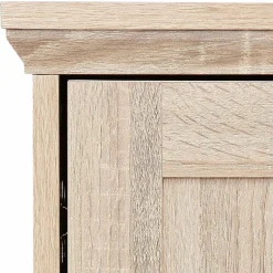 New Wohnen 120x45x40 Landhaus TV Element in Eiche Holzdekor - Rienva