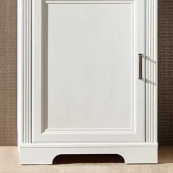 Wohnen 66x204x42 Landhaus Vitrine mit Licht - Sinolita