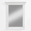 Wohnen 65x85x14 Landhausspiegel in Weiß - Satumare
