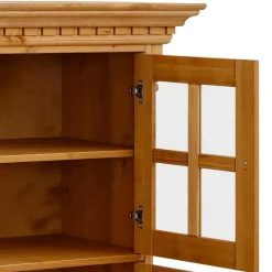 Wohnen 100x147x45 Massivholz Highboard im Landhaus Stil - Fausanda