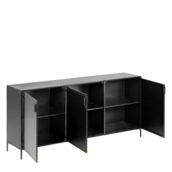 Sale Wohnen 160x72x35 Metall Sideboard mit drei Türen - Magde